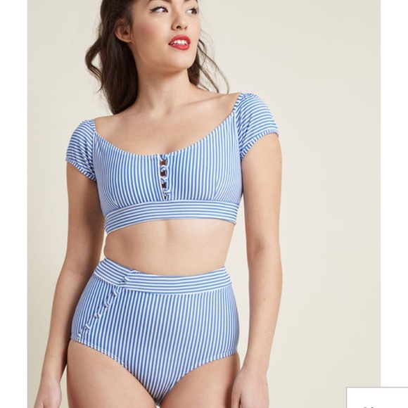 Modcloth Other - ModCloth Seaside Circumstances Retro Bikini